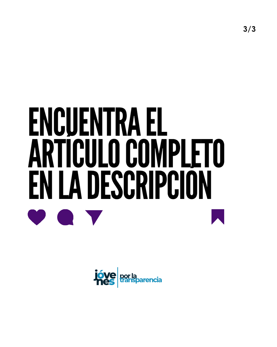 Jóvenes por la Transparencia tweet media