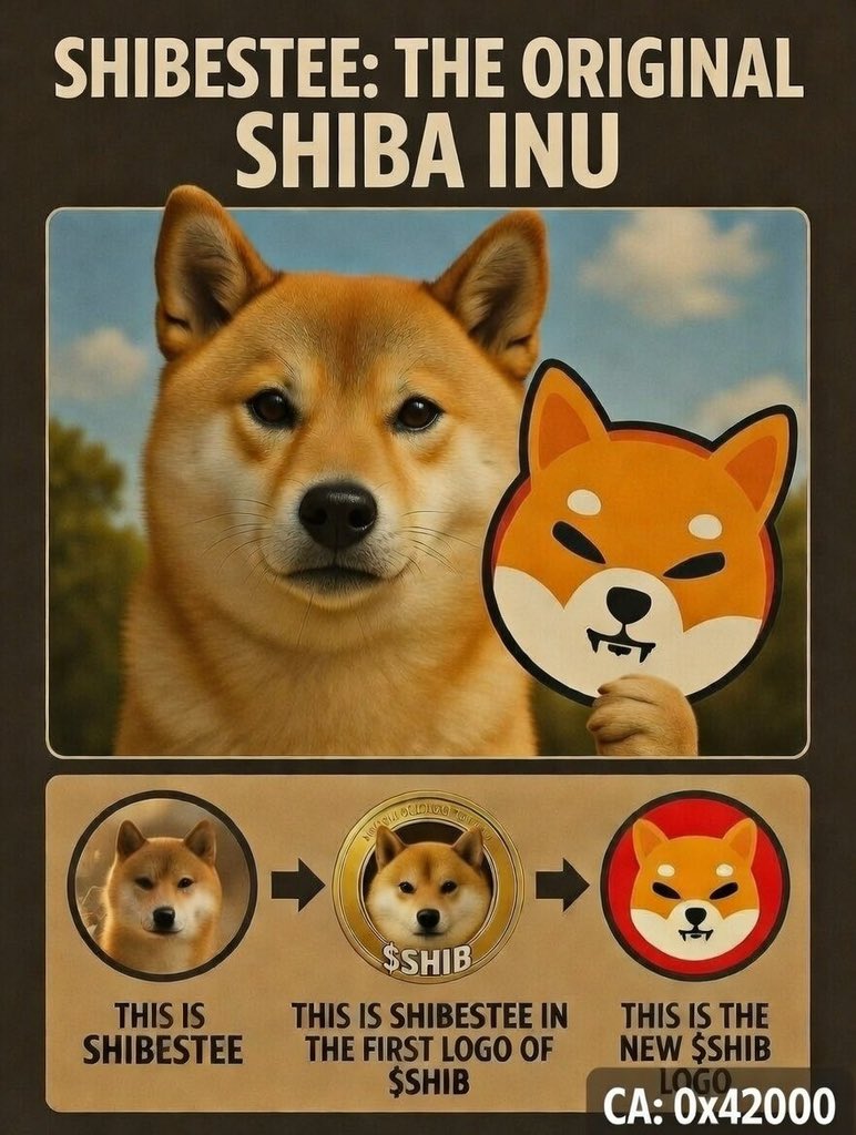 Agu_Bu_Agu's tweet photo. @davidgokhshtein $ShibEstee , the dog behind the iconic Shibainu memecoin that inspired Ryoshi and Shibtoken

Below is the CA for you. It’s built on the ethereum network.

CA: 0x4200000623d0242cCCD4E907008583dCb4aF6472 https://t.co/HwE8NFuYyV