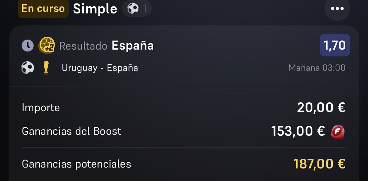 capitalbetsjavi's tweet photo. ⚠️¡ACABA DE SUBIR A CUOTA 17! 🤯

🎁SOLO desde mi enlace para nuevos usuarios: https://t.co/kliYFhHcyH

Apostando 20€ ganarias 187€ 🇪🇸👆🏼 https://t.co/X5FCN36lwi