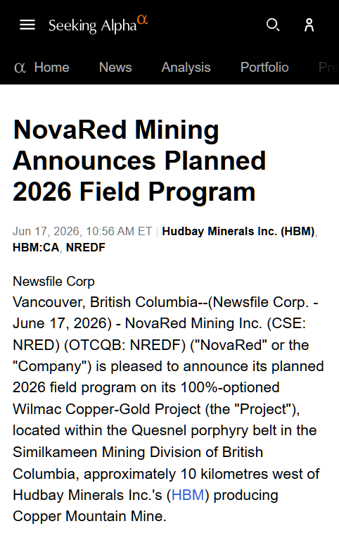 winberryRicky1's tweet photo. +73.3% IS THE WAKE-UP NUMBER. 2018 WAS THE RESET.

China’s 2017–2018 scrap restrictions changed the copper market.

Before that, China relied more on imported scrap and waste materials.

After that, the flow shifted toward cleaner copper ore and concentrates.

By 2018–2020, China was already around 60%+ of global copper ore and concentrate imports.

Then China kept expanding domestic smelting and refining.

Since 2020, refining capacity reportedly grew by about 83%.

Now Canada’s copper feedstock is being pulled harder into that system.

2025 exports of Canadian copper ores and concentrates to China: C$3.47B.

Growth: +73.3% YoY.

China’s share: 55.4%.

That is the exact reason Canada + United States have to weaken China’s influence by building the chain closer to home.

This is where NovaRed Mining Inc. becomes part of the bigger copper-security conversation.

$NRED / $NREDF has Wilmac Copper-Gold in BC: 16,078 ha, near Copper Mountain, with 970 prior soil samples and 4 IP/AMT surveys feeding the 2026 program.

My personal thesis, not a recommendation.

$PPRUY $CFRUY $WEN