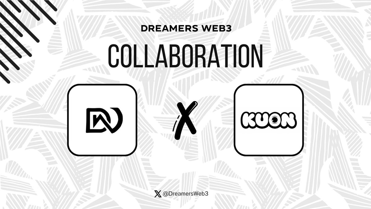 DreamersWeb3's tweet photo. We are thrilled to announce our collaboration with @KUONnft 

Stay tuned on our discord for WL spots! https://t.co/0z9HhjKQsY