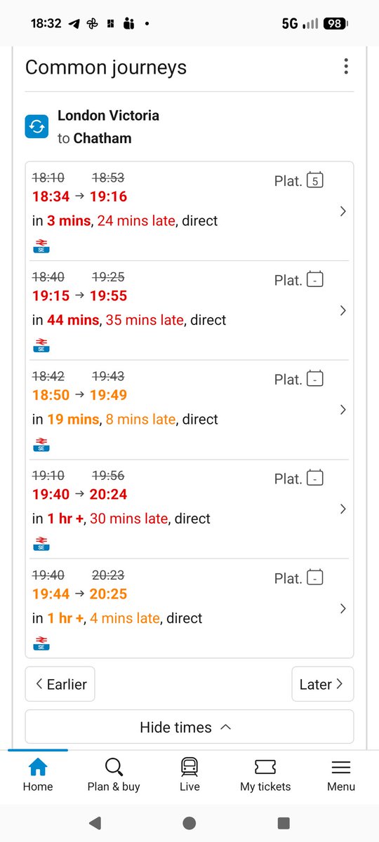 MWHdino's tweet photo. Just another day traveling with @Se_Railway where the investment goes into deep pockets rather than actually fix the constant issues. Yet another day I won't get to say good night to my children. 6.5k a year for a sub standard service. https://t.co/6PP3gJ0npz