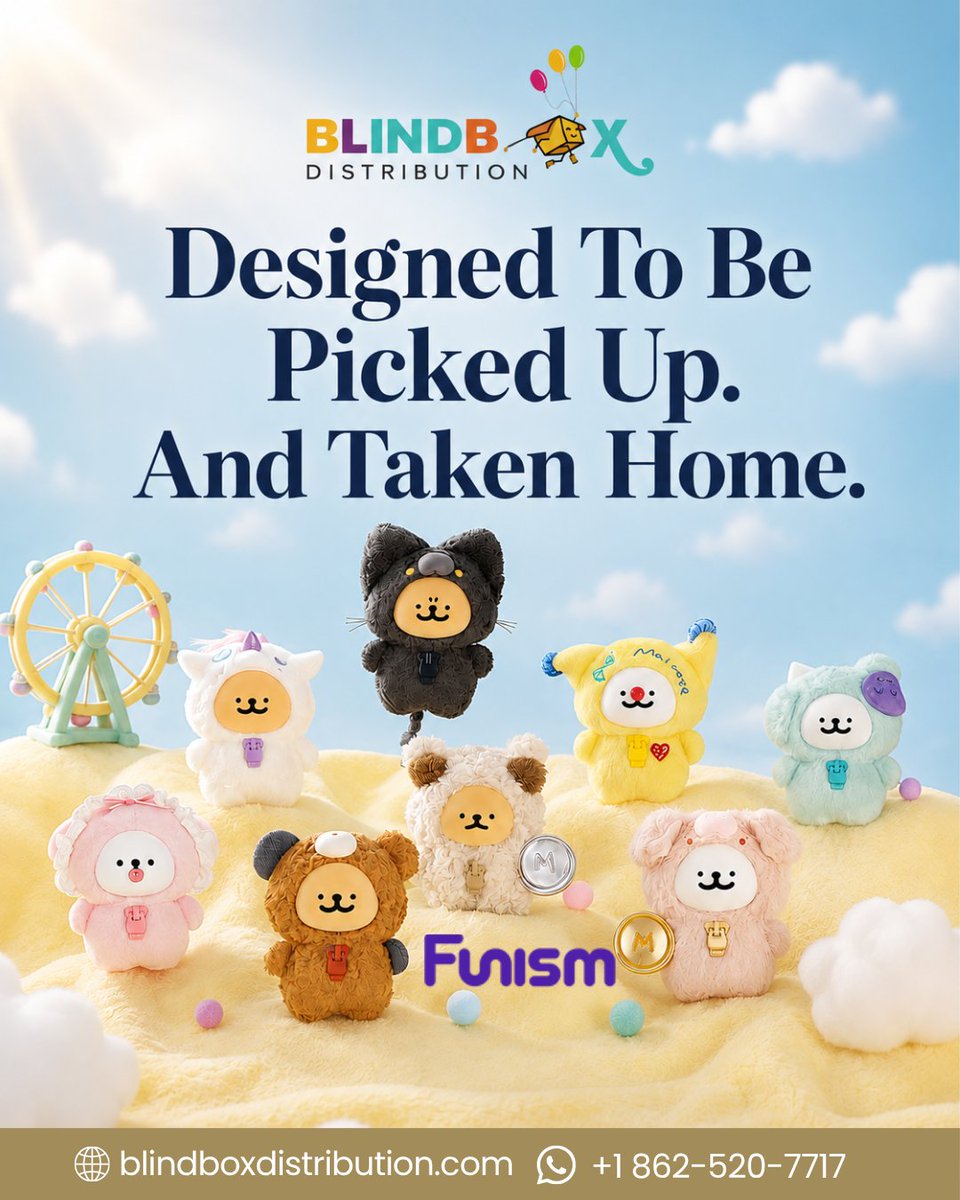 BlindBoxUSA's tweet photo. Soft textures, collectible designs, and irresistible shelf appeal. ✨

The Maltese My Good Buddy Series is built to attract attention and keep customers coming back for more.

#BlindBoxDistribution #BlindBox #PlushCollectibles #RetailFavorites #DesignerToys https://t.co/J36suxDdvW