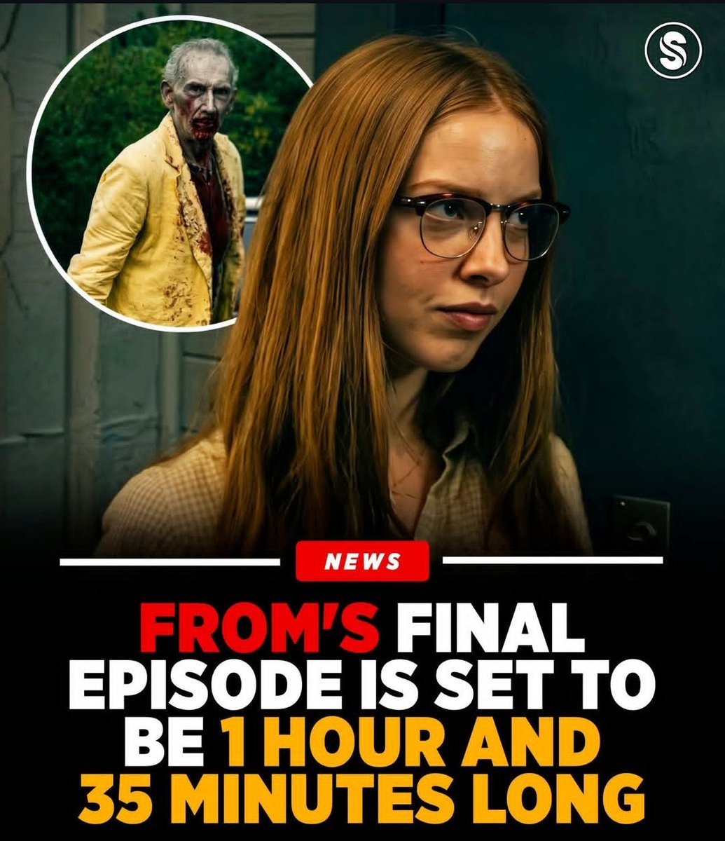 TheSachinView's tweet photo. #FROMSeason4 finale is reportedly set to run for nearly 1 hour 35 minutes. 🤯
If this is true, we're not getting an episode..We're getting a movie.
More mysteries, more answers, and probably even more questions. 😭
Who's ready for the longest trip back to #Fromville? 👀 #FROM https://t.co/gNzntxK2PJ