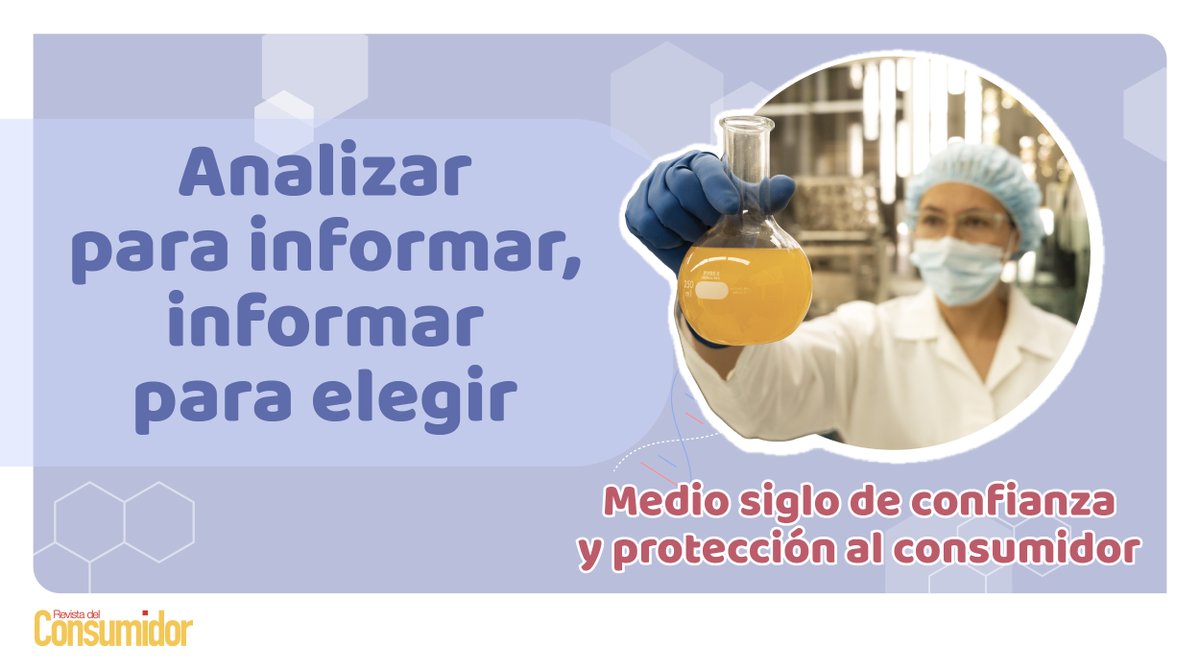 RdelConsumidor's tweet photo. 50 años analizando lo que consumes.🔬
Detrás de cada estudio hay ciencia, pruebas y compromiso para que tomes mejores decisiones.

Conoce la historia del #laboratorio que pone la calidad bajo la lupa y consulta los #EstudiosdeCalidad de la #RevistadelConsumidor. https://t.co/0YAMw27CUc