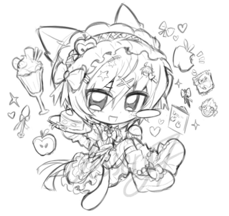 Yesserg7's tweet photo. Lawlight maid wip 🎀🍰

#lawlight #L月 #deathnote #デスノート #lightyagami #Llawliet https://t.co/piF45VIudo