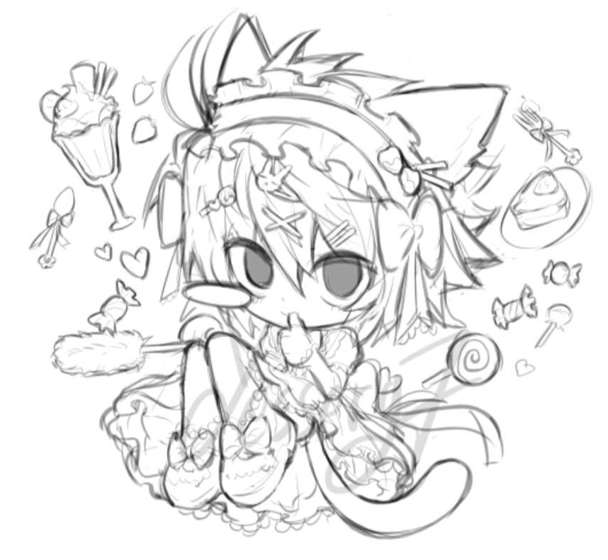 Yesserg7's tweet photo. Lawlight maid wip 🎀🍰

#lawlight #L月 #deathnote #デスノート #lightyagami #Llawliet https://t.co/piF45VIudo