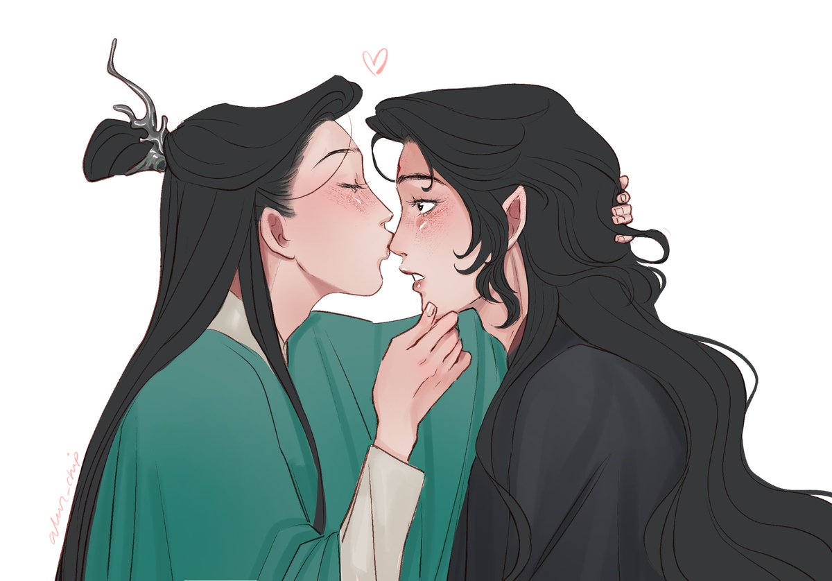 alur_chip's tweet photo. Give binghe a kiss !!!

#svsss #bingqiu https://t.co/1f9IKbMhST