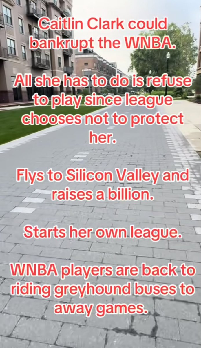edwall_chris's tweet photo. @CaitlinClark22 Somethin to think about Caitlyn. They do not appreciate you nor do they care about your safety. Screw them. Take them down, girl!! https://t.co/QQHGmb2ska