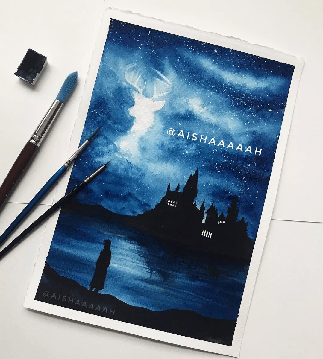 ja3nx4rze8's tweet photo. Trying watercolor for the first time this weekend! No perfect results, just fun https://t.co/6H0QaqCdql