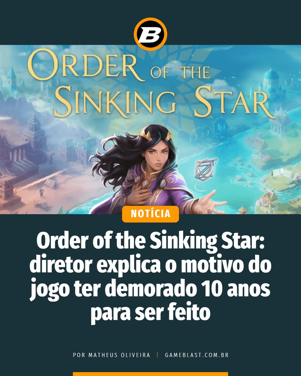 gameblastbr's tweet photo. Dez anos de desenvolvimento para Order of the Sinking Star! O diretor Jonathan Blow revelou os perrengues por trás dos mais de mil puzzles do jogo. Será que todo esse tempo valeu a pena para criar a experiência perfeita? 🤔 https://t.co/naMHJggIZx