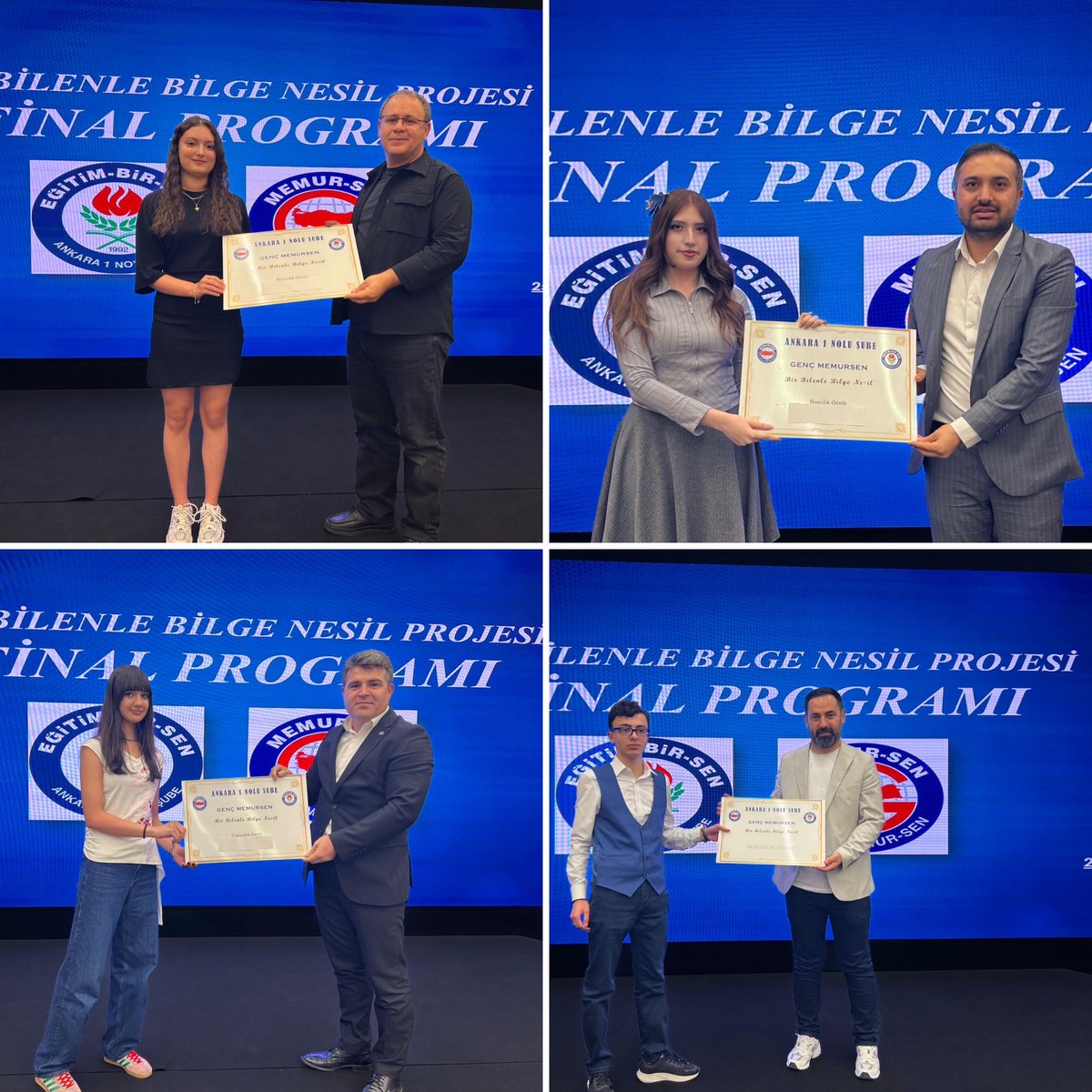 EBSAnkara1's tweet photo. 📚Bir Bilenle Bilge Nesil Projemizin
Final Programını gerçekleştirdik.

Projemize katılım sağlayıp kompozisyon kaleme alan her bir kardeşimizi tebrik ediyorum.

Katılımcılara danışmanlık yapan öğretmenlerimize, final programımızda emeği geçenlere teşekkür ediyoruz.
@NevzatOylek https://t.co/D57MjDRhvR