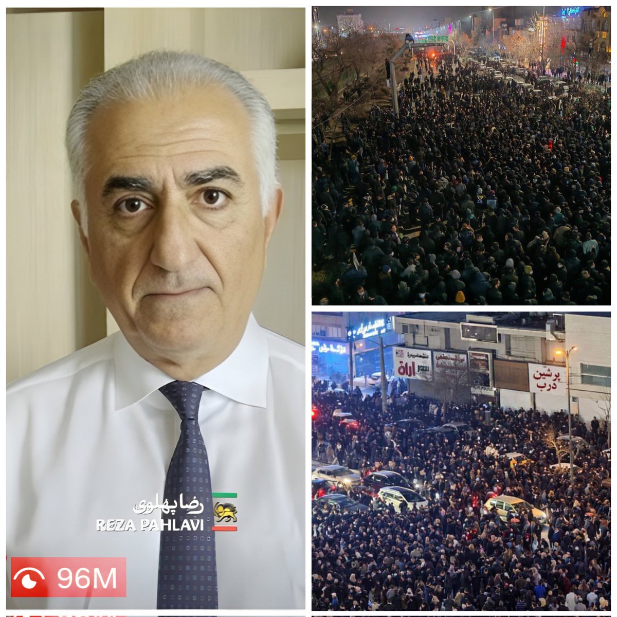 ariaban_84's tweet photo. فقط یک کلام؛
این جمعیت به فرمان شهریار ایران لرزه بر ستونهای جمهوری اسلامی انداختند! https://t.co/HbuBMTAJPZ
