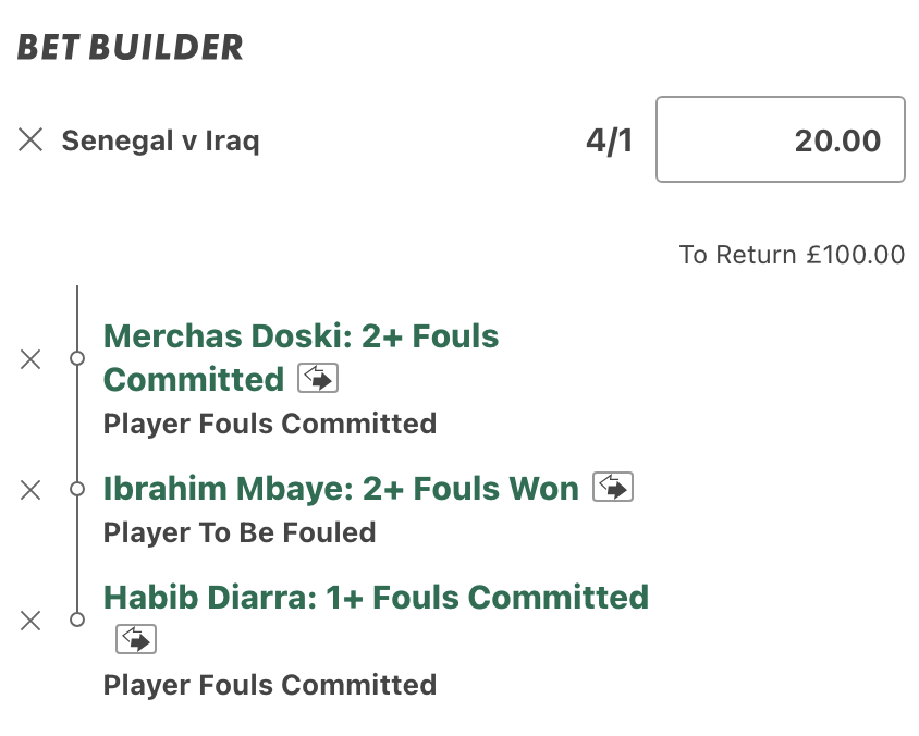 BetWizard_'s tweet photo. 🇸🇳 Senegal vs Iraq 🇮🇶 Replacement 👀

4/1 with BET365 using Sub On Play On https://t.co/ryCaOfv78k