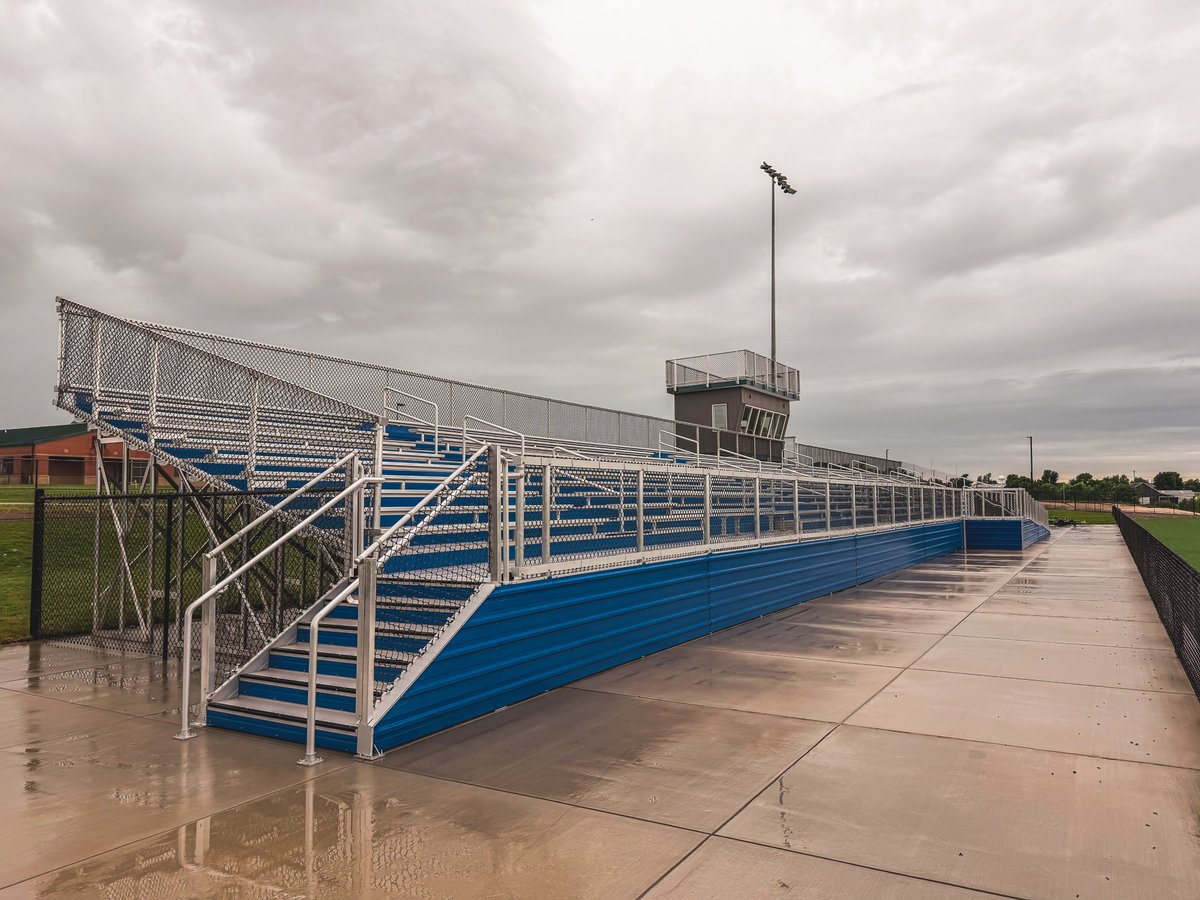 toadvineinc's tweet photo. Another great project in the books!

East Jessamine Middle School recently unveiled a new spectator seating system and modular press box, creating an exciting space for students, families, and the community to gather and cheer on the Jaguars.

#TeamToadvine #KentuckyProud https://t.co/hvMsbZrYWB