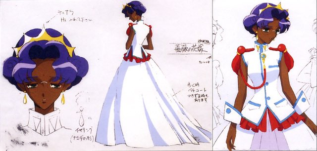 mercuryblades's tweet photo. though i'm glad they went with the color scheme that they did i can't stop thinking about anthy's white dress...white being a bridal color in western tradition and a mourning color in hindu culture is so symbolic for her and her role as the rose bride https://t.co/2iuuLdAoPz