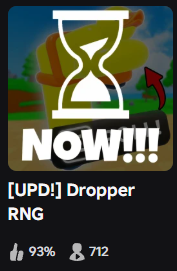 SparklesDev's tweet photo. New update for Dropper RNG!!!

https://t.co/ccW7kyfKlW https://t.co/Gx88nTpETb
