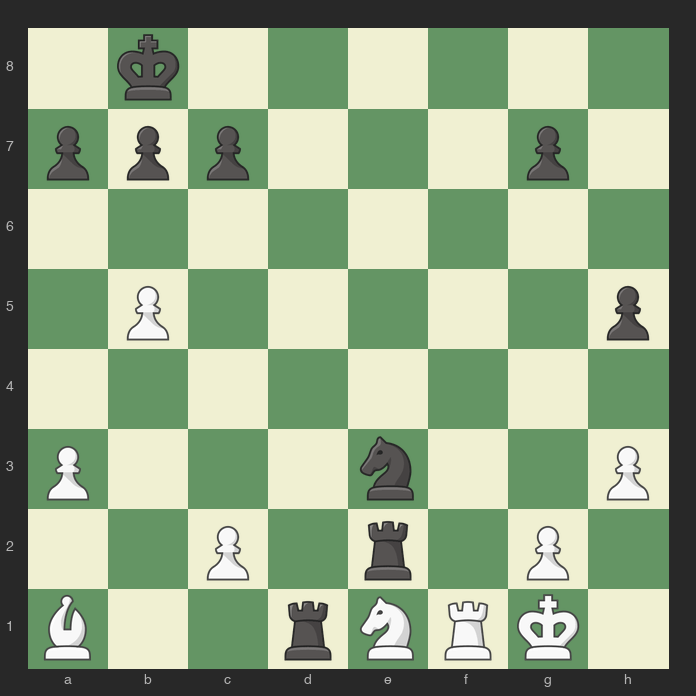 ivan09163388's tweet photo. ♔ Puzzle di scacchi #2 — Bianco muove e matto in 2 mosse

La soluzione nel prossimo tweet! Prova a trovare la mossa giusta 👇

#Scacchi #Chess #Puzzle #ChessPuzzle https://t.co/M5i48DLD5z