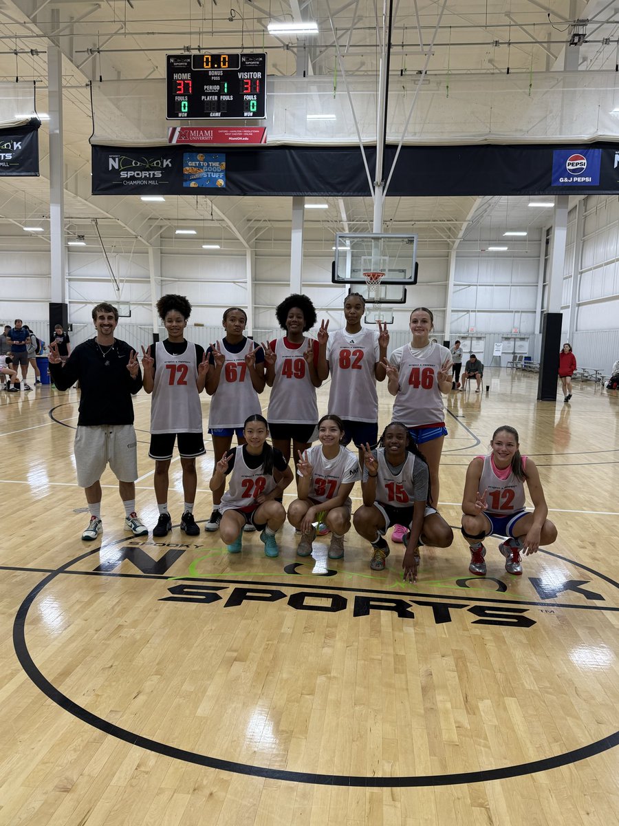 Ari4_m's tweet photo. Year 1 @PRJCTandPRFCT camp did not disappoint! The nations best of 2030. Thank you @ShaneLaflin @KPannell71 @bballjkey for the invite and the opportunity. Thank you @MikeAduddell for coaching us up and leading us to a 5 VS 5 championship! https://t.co/lqNkIvKj5t