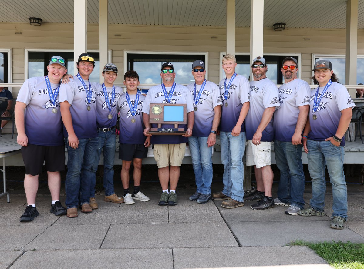 MSHSL's tweet photo. Meet Bemidji, the Clay Target State Champion for 2026. Congratulations to the Lumberjacks and the entire 40-team field that competed. https://t.co/HnYe3m6sVb