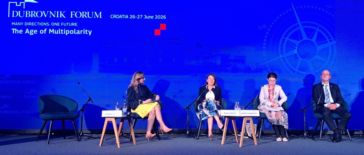 MIZdravstva's tweet photo. U panelu su sudjelovali i regionalni direktor Regionalnog ureda WHO-a za 🇪🇺 @hans_kluge, potpredsjednika 🇭🇷 sabora @zeljko_reiner, državnu ministricu vanjskih poslova 🇯🇵@ayano_kunimitsu, višeg savjetnika Instituta Hudson @dankochis, suosnivačicu i glavnu tajnicu CCG @mabelmiaoccg https://t.co/TR7NpryMmw