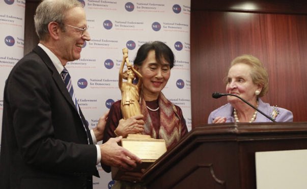 crystalkeyl's tweet photo. The pro-democracy community organizers of Myanmar’s Spring Revolution are among the recipients of the 2026 Democracy Award from the U.S.’ National Endowment for Democracy.

#WhatsHappeningInMyanmar https://t.co/WZNhhG4gJR