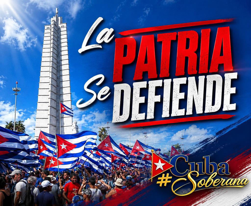 Maura1994716's tweet photo. Miguel Díaz-Canel: "A este pueblo no lo vamos a convocar solamente a resistir; lo convocamos a crear, a producir, a decidir, a transformar, a fiscalizar, a prosperar"
¡#Cuba cambia para levantarse!  ¡Cuba cambia para vivir mejor!"

#NuestraRespuestaEsLaUnidad
#DefendiendoCuba🇨🇺 https://t.co/GddJ5MrewH