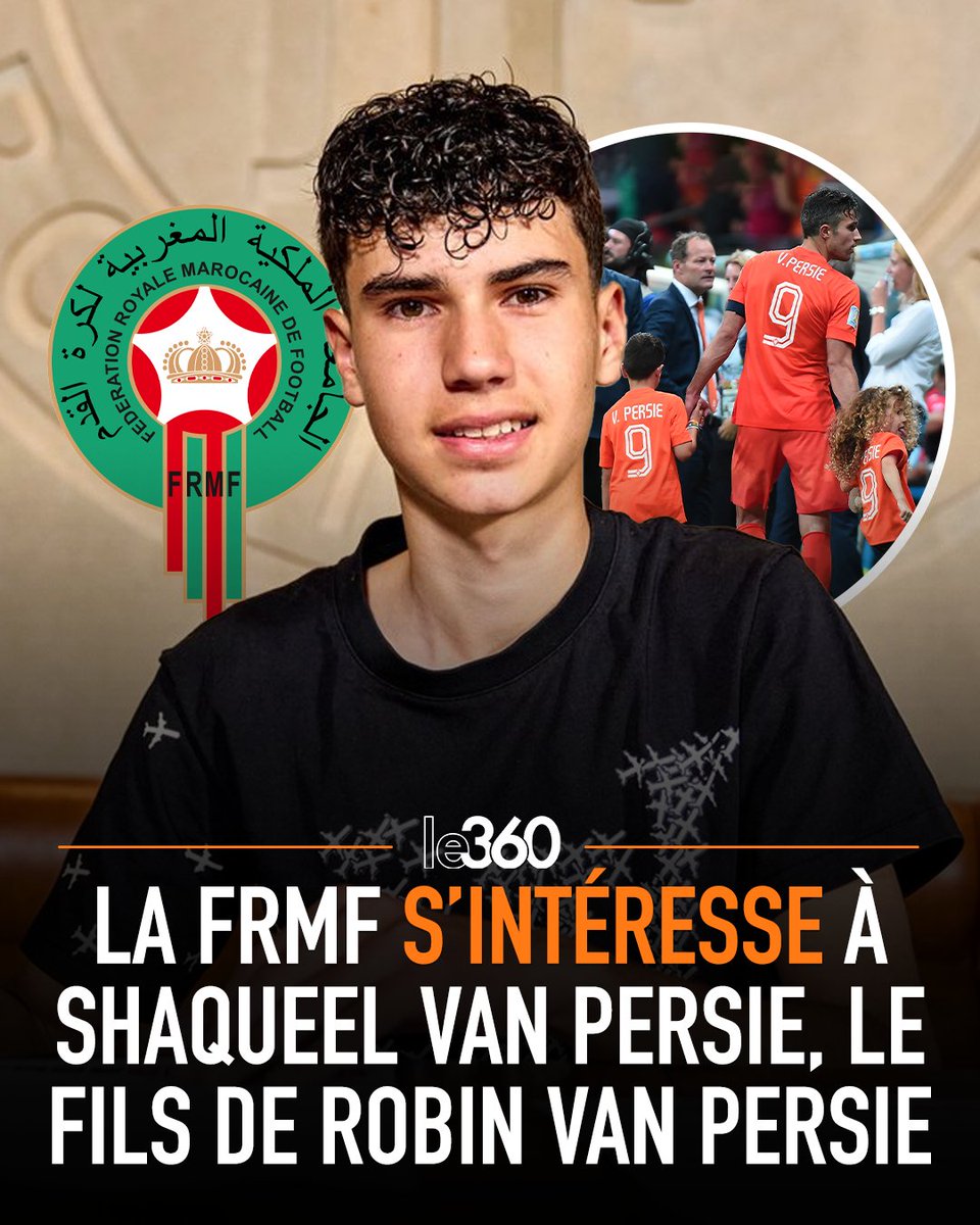 Le360fr's tweet photo. 🇲🇦🇳🇱 Âgé de 19 ans, Shaqueel Van Persie, fils de l’ancien international néerlandais Robin van Persie, peut représenter la sélection marocaine grâce aux origines de sa mère née au Maroc.

Selon le quotidien espagnol AS, le jeune attaquant de Feyenoord susciterait l’intérêt de la FRMF en vue des prochaines échéances.

→ https://t.co/78rdJaowuA