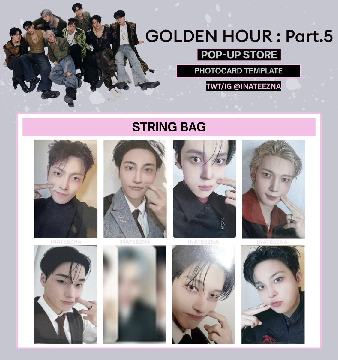ATEEZ [GOLDEN HOUR : Part.5] GH5 POP-UP STORE PHOTOCARD PC