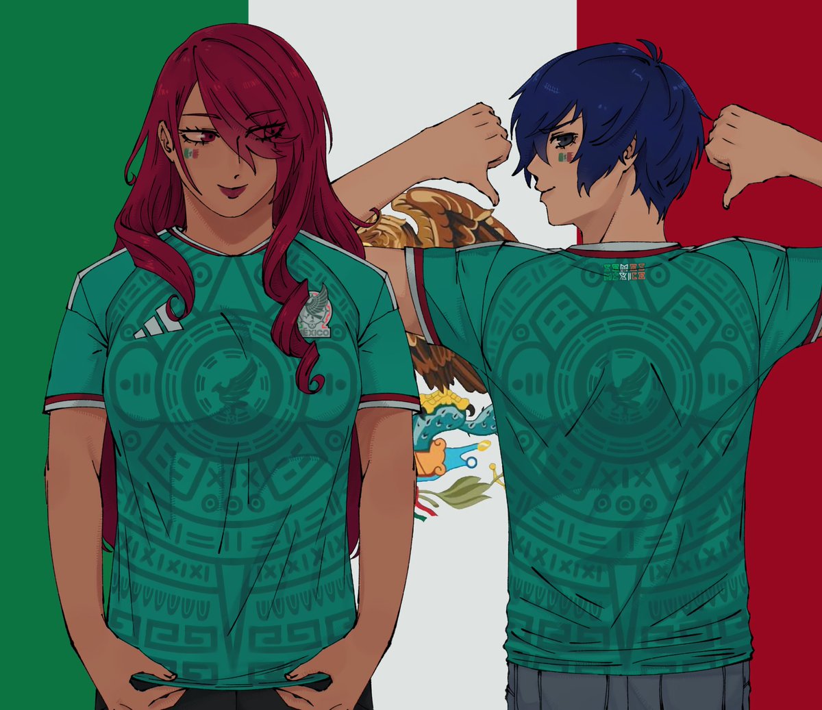 rxmiiiii's tweet photo. ¡VAMOS MÉXICO!
#persona3 #shumitsu https://t.co/ljWxhqBjaj