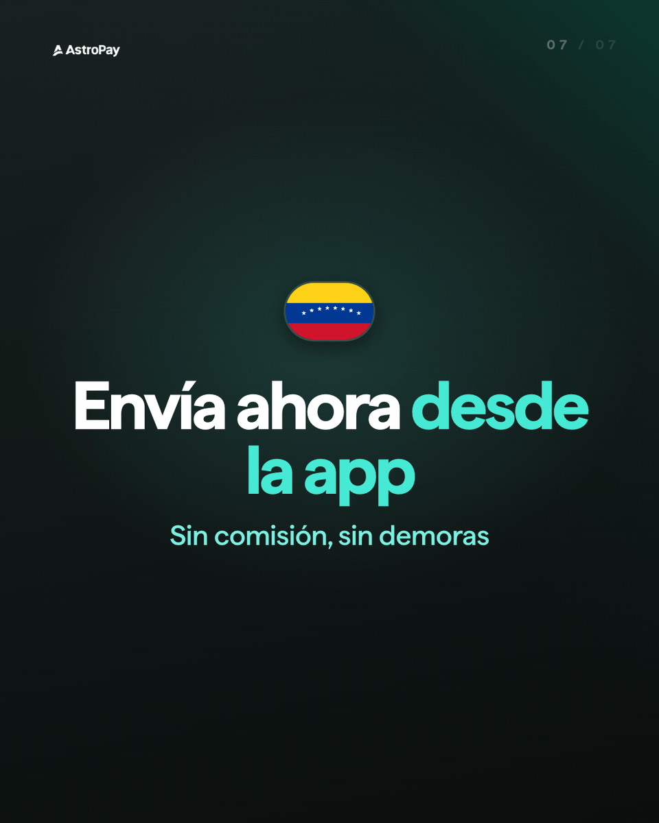 astropay_latam's tweet photo. Si podés ayudar, hacelo ahora. Sin comisión, sin demoras. 🇻🇪 https://t.co/3t01meRNf0
