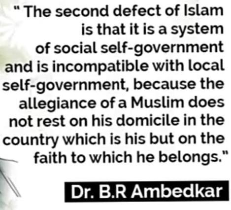 DpreetG's tweet photo. BR Ambedkar's views about Islam. https://t.co/fBYcCuIffu