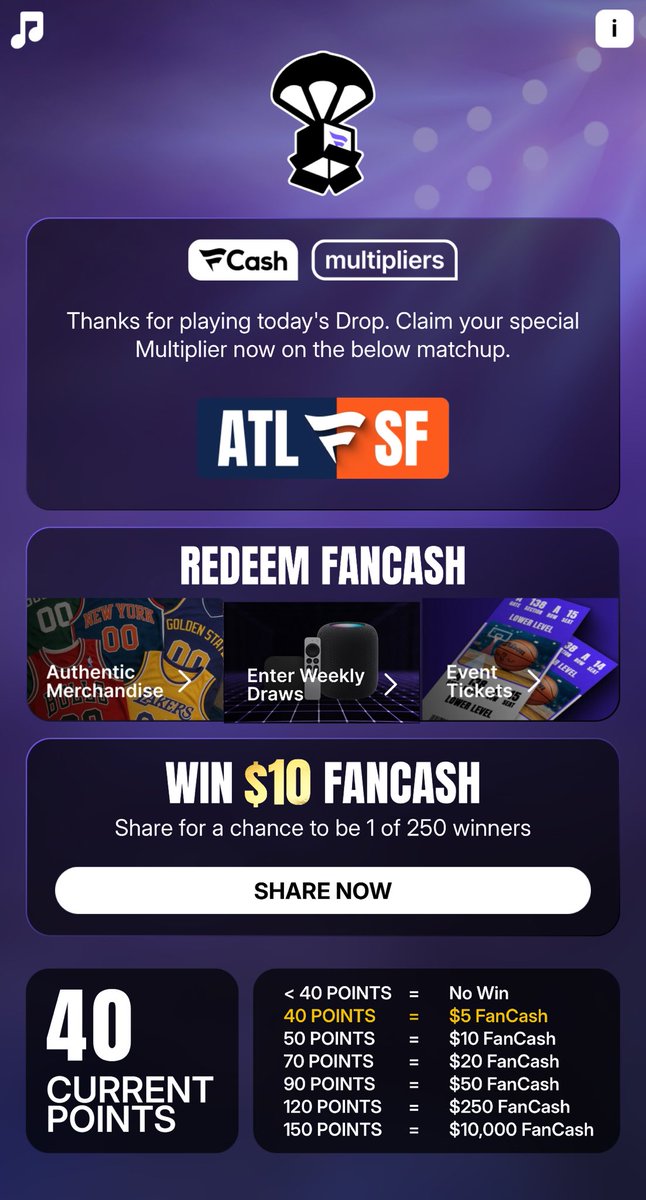 Rob198623's tweet photo. Play the #FanCashDropPromotion today

@fanatic https://t.co/wrQSTdN0Rz https://t.co/66Ezr5qu8F