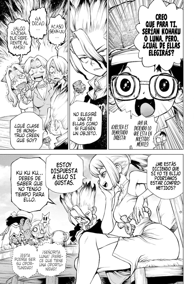 Mr_grovyle's tweet photo. me acabo de dar cuenta que aquí senku dio a entender que si llega a tener tiempo no la piensa y se casa con kohaku XD https://t.co/tHyC5LiL1L