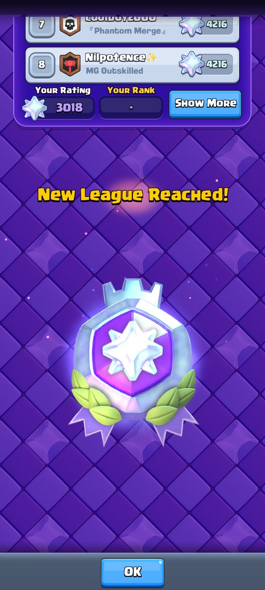 MYIHelder's tweet photo. Finally reached the top league in the Clash Royale Autobattler 🙌 https://t.co/RdknHvYixF