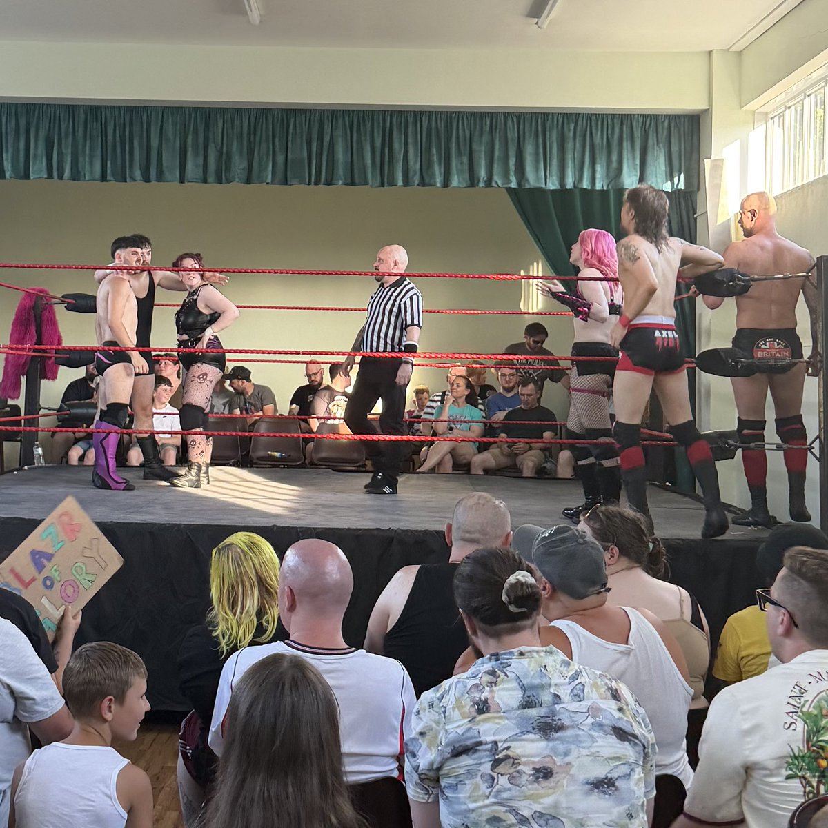 BritWresIsAlive's tweet photo. Trios action in our 3rd contest
#BridgePro https://t.co/nEL6fyGa6N