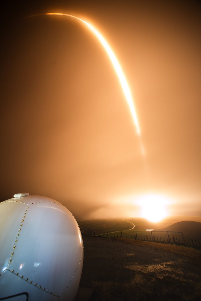 RocketLab's tweet photo. Beautiful Electron liftoff this morning from Launch Complex 1 for @synspective. 

Today's 'Ten Owl Of Ten' launch by the numbers:
🚀 12th Electron launch of 2026
🔥91st Electron mission overall
🦉 10th deployment of a StriX satellite (17 more to go)
⭐100% mission success for all Synspective missions