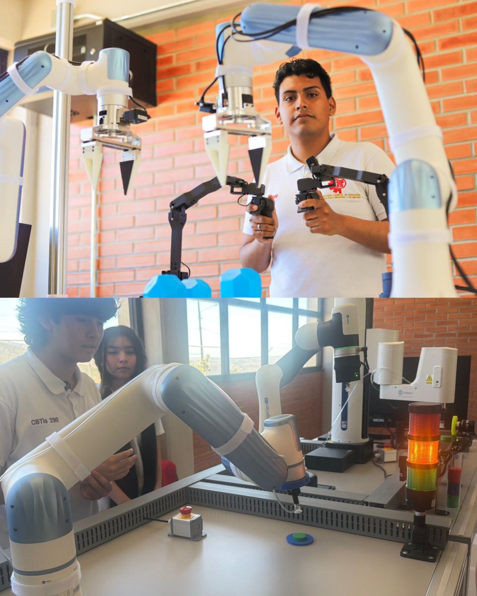 S_EnLaNoticia's tweet photo. El CBTIS del futuro ya está en Tijuana

🤖📚 Tijuana ya tiene un bachillerato donde los estudiantes aprenden con inteligencia artificial, robots y realidad virtual. https://t.co/QtbKahJc2q
