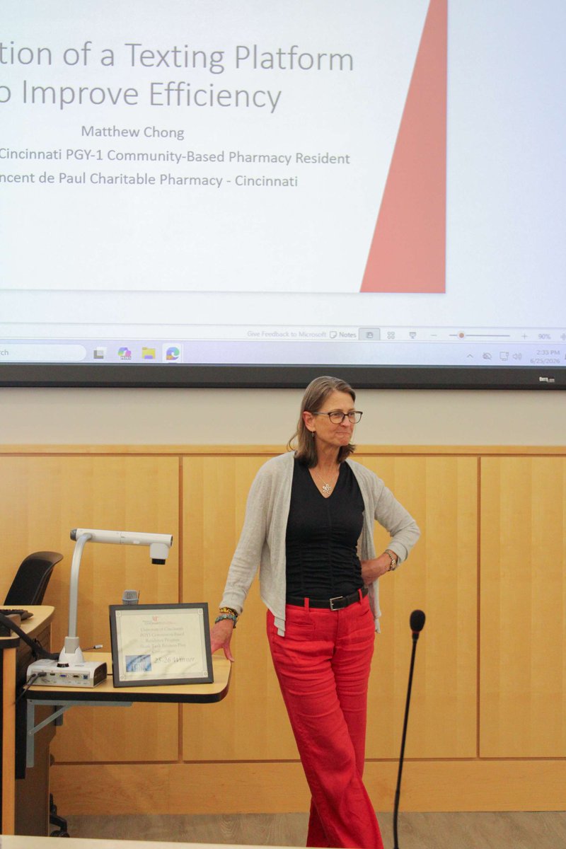 UCPharmacy's tweet photo. Pharmacy Residency Shark Tank 🦈 
As part of a community-base pharmacy residency program, residents must create, implement and present in a shark tank format contest a completed business plan for a new service.

#PharmacyResidency #SharkTank #HealthcareInnovation #PharmacyLife https://t.co/uoNBp90SMY