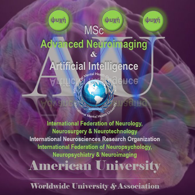 IMHO_GLOBAL's tweet photo. #MSc 2026
Advanced #Neuroimaging & #Artificial Intelligence
American #Neuroscience Association
International Federation of Neurology,
Neurosurgery & #Neurotechnology
International #Neurosciences Research Organization
International Federation of Neuropsychology,
Neuropsychiatry & #Neuroimaging
+1 323-841-0986
#WhatsApp 
@FED_Neurotech 
#AU® #AmericanUniversity®