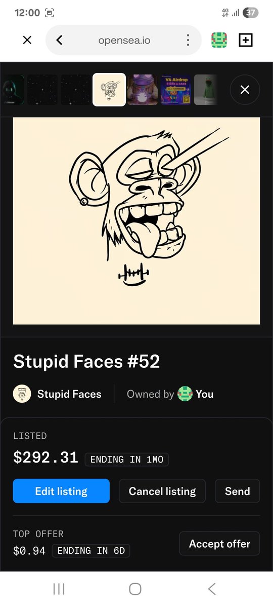 alex009970's tweet photo. @stupidfaceNFT this is amazing opportunity https://t.co/ZFIHPEpzLy