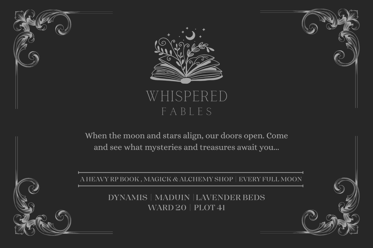 regencyelezen's tweet photo. The moon and stars will once again align on Monday the 29th. Come and see what mysteries and treasures await you this time at Whispered Fables.  We have new offerings for the full moon and new books on our shelves. Our doors will open at 9pm EST #ffxivrp https://t.co/aCIUsr76WB https://t.co/tyRjIaIa67