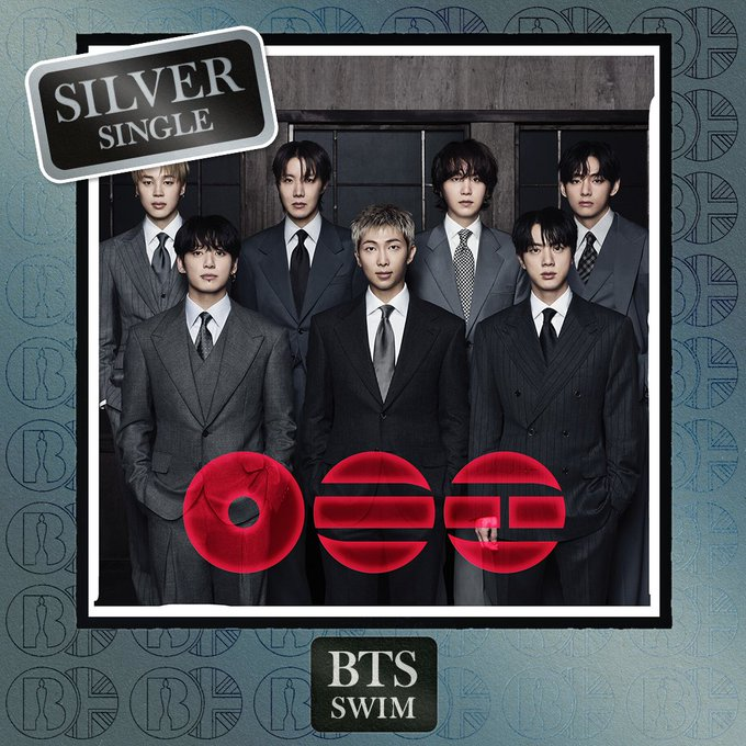 Pk_bts_land's tweet photo. BTS’ "SWIM" is now certified Silver in the UK 
bts extends their record with the most singles (13) that went silver as an asian artist https://t.co/7OeRsK3HTe