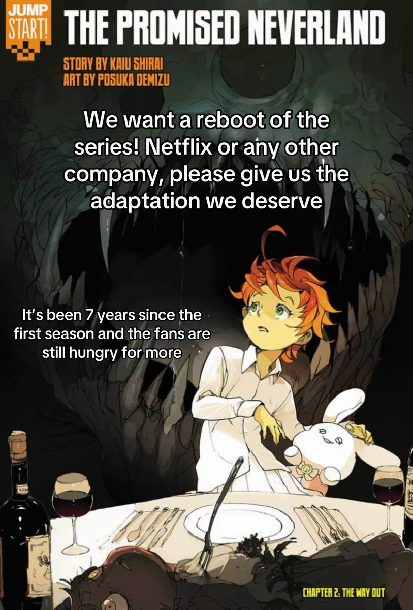 TPNremakel26's tweet photo. #tpnremake #thepromisedneverland #anime #manga #jjk #kny https://t.co/mzpMM74w8t