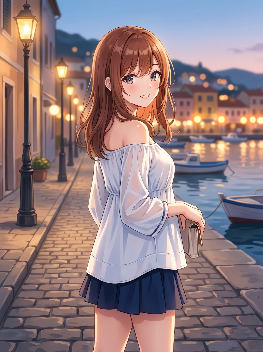 teruru4040's tweet photo. Mikoto Okazaki (21) ☆ Airport ground handling staff.

Work, the beach, an evening date.

Anime-style illustrations depicting the everyday life of a Japanese woman ✨
Which scene do you like best?

#AIArt #AnimeGirl #Kawaii #CuteGirlIllustration #Girlfriend https://t.co/toUNs2nM4i