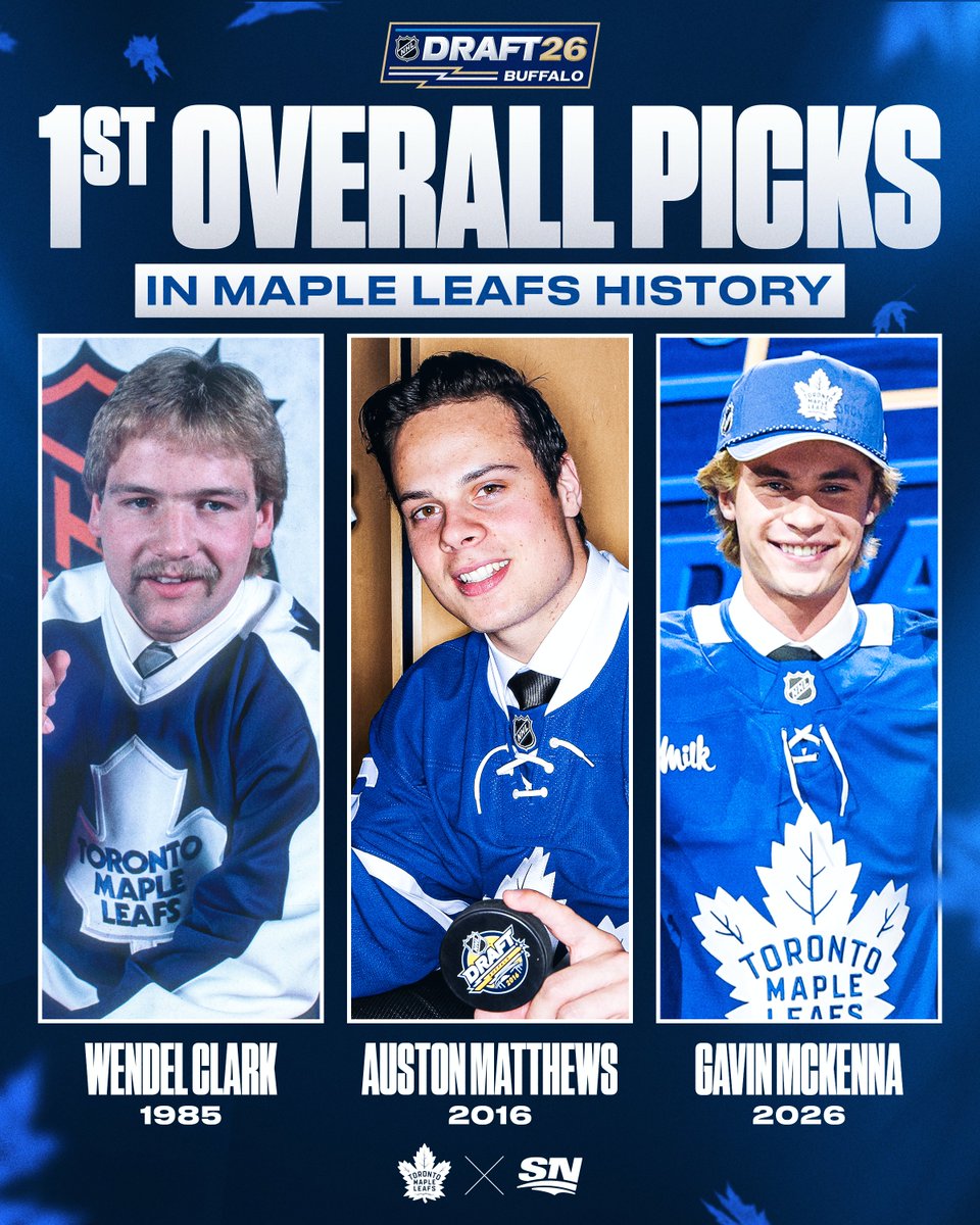 Sportsnet's tweet photo. WENDEL. AUSTON. GAVIN.

Gavin McKenna is up next 🍁 https://t.co/Y5YC6wPPS5