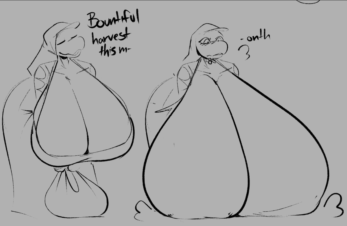 Hell__is__Real's tweet photo. Some old requests, chalkins but they learn the power of magic (of the boob variety) (last one's called Amana, farmgirl, too big for her own good) https://t.co/rIp24rcAPU