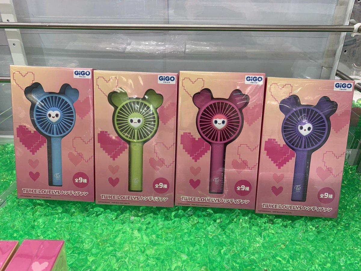 完売情報】 TWICE LOVELYSハンディファン ~GiGO限定 