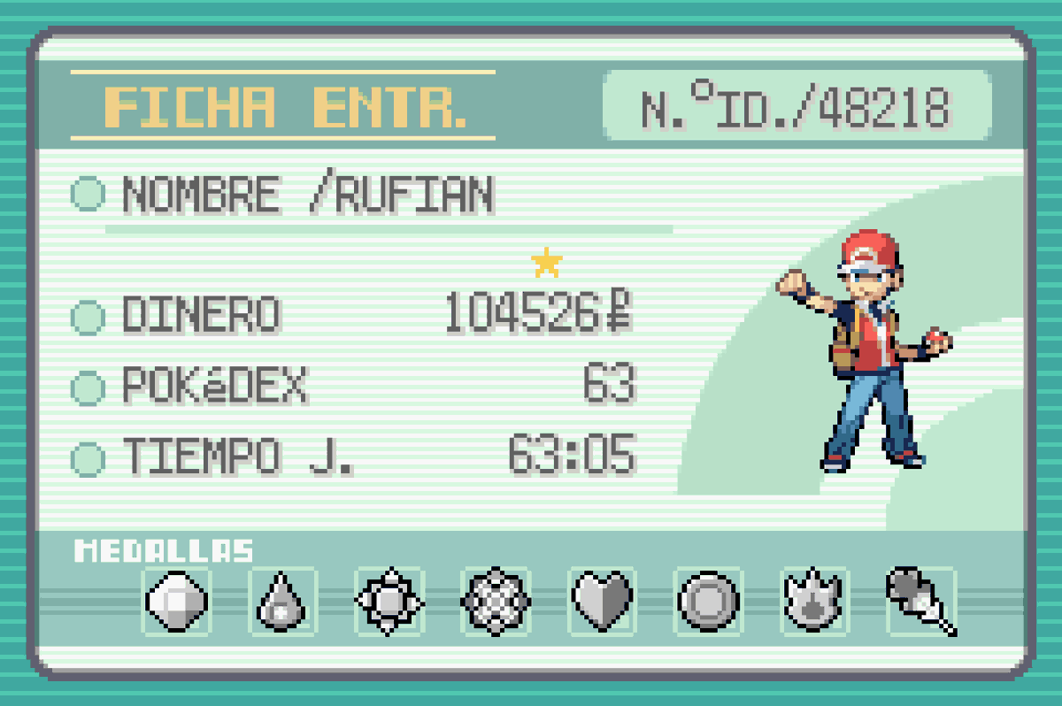 Leegion_'s tweet photo. Hall of Fame - Pokemon LeafGreen https://t.co/xP28iPNidc