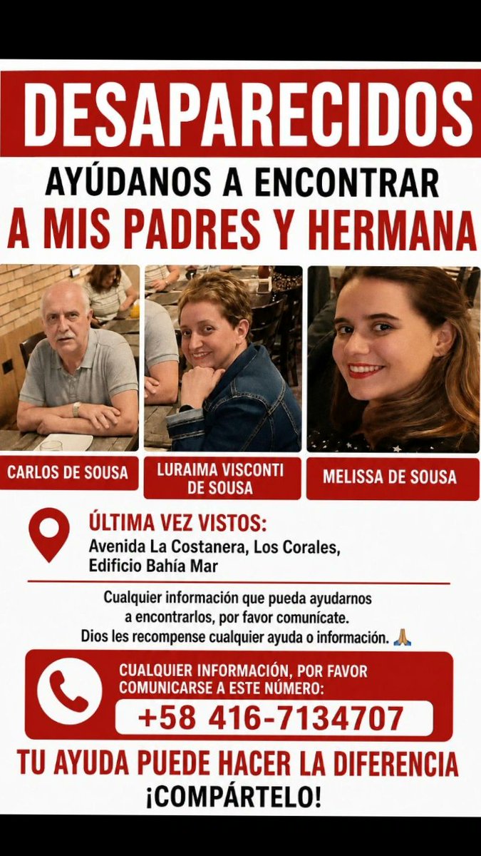 ElTahuX's tweet photo. @FairlyGab 

Porfa Gab, ayúdame con un RT, Melissa fue mi colega y supervisora en mi trabajo durante 4 años y medio, estoy preocupado por ella, esperemos mi amiga aparezca Dios mediante con vida. https://t.co/f0UkXuS6bi
